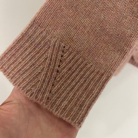 Zadig & Voltaire Mirka Stars Intarsia Blush Cashmere Cardigan Sweater Size XS - Picture 13 of 16